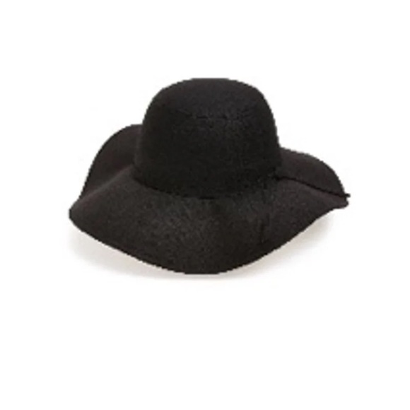NEW with Tags Leith Floppy Black Felt Hat - Picture 8 of 9